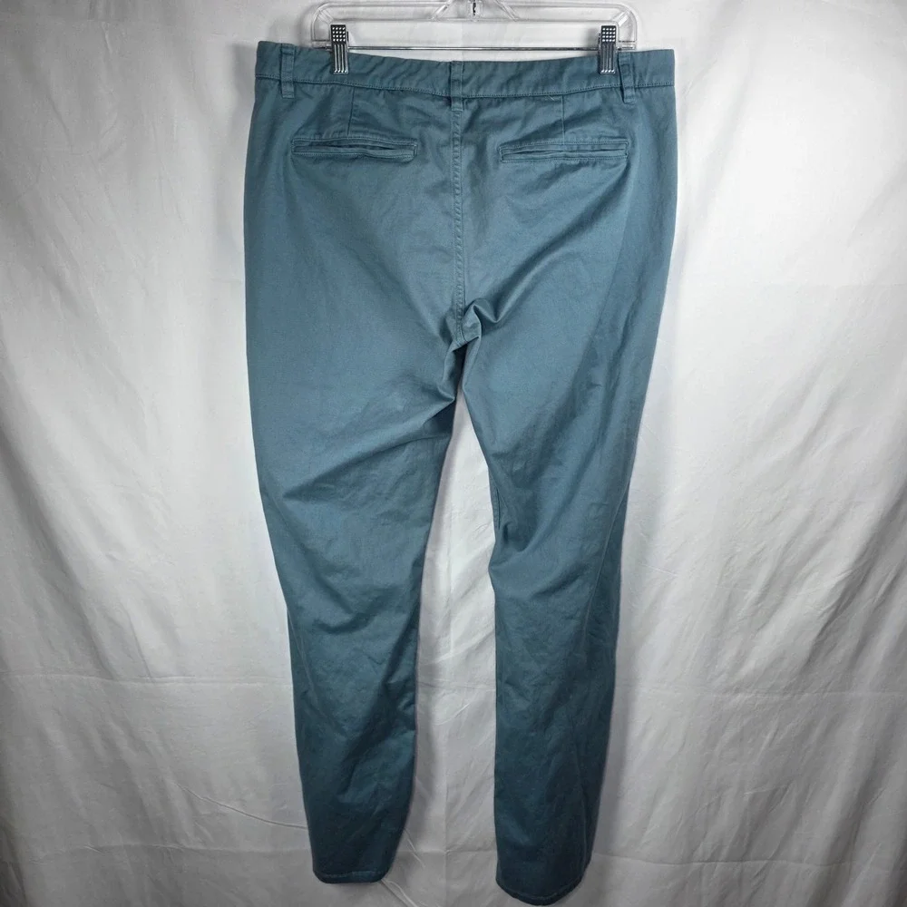 Hawker Rye Straight Fit Chino Pants Mens 36x32 Blue Slate RN150466